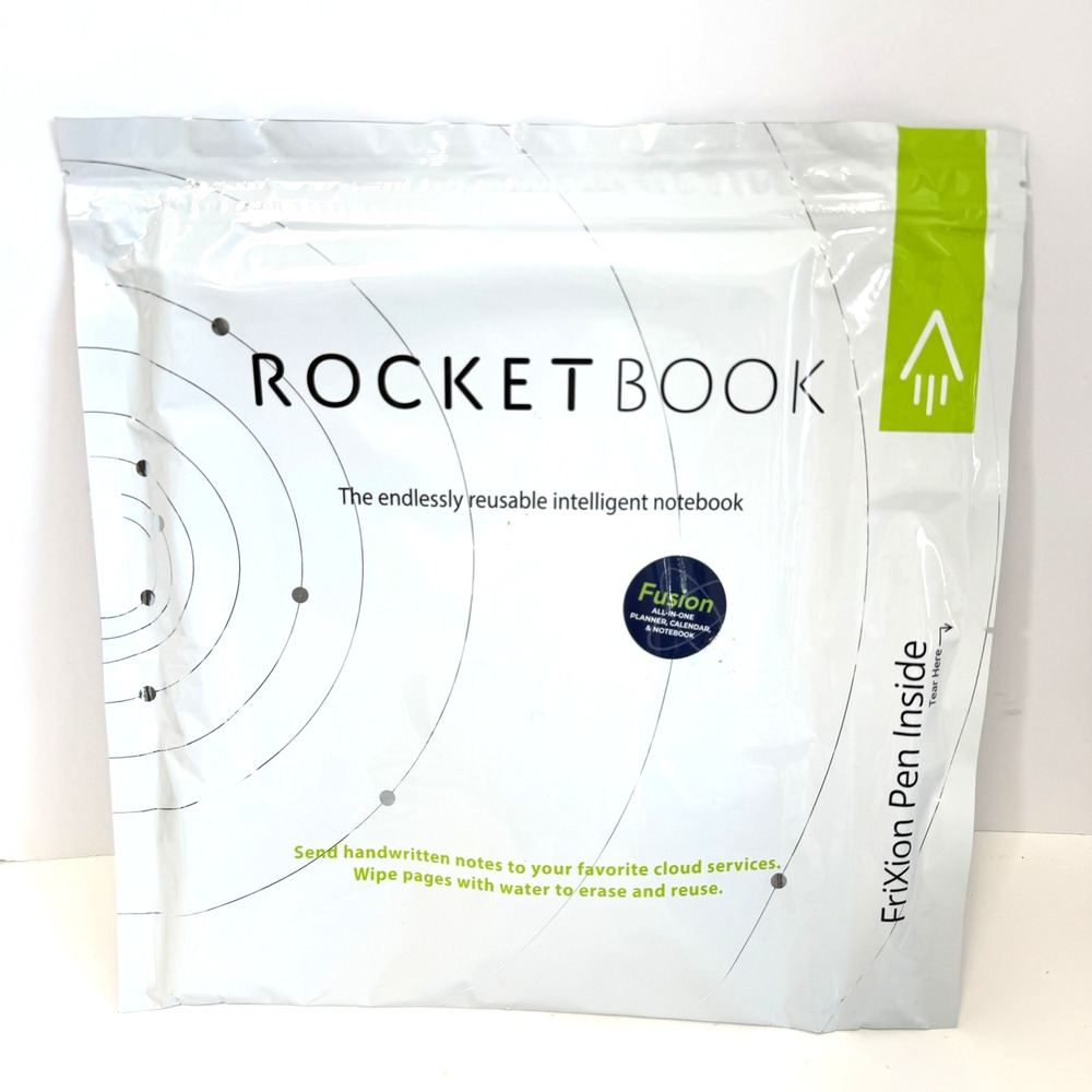 Rocketbook Fusion & Lined Letter & Lined Executive Organize Pen Reuseable Gray